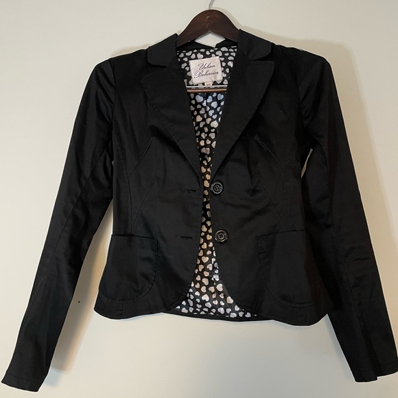 BLACK (SIZE:S) Urban Behavior Blazer - Picture 1 of 2